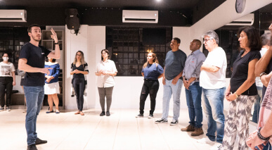 Aulas em grupo